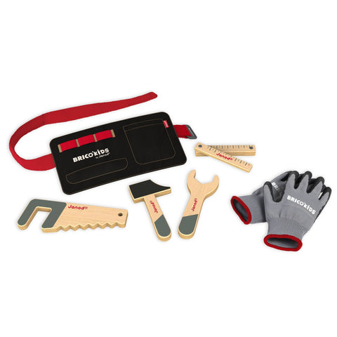 Kids Tool Belt & Gloves Set