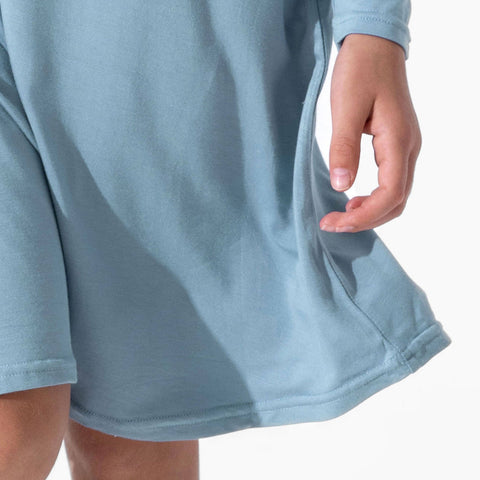 Girls Bamboo Long Sleeve Dress/Night Gown - Oasis