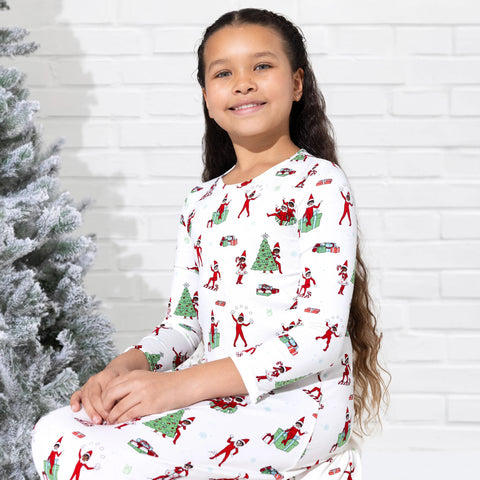 Long Sleeve Bamboo Dress - The Elf on the Shelf