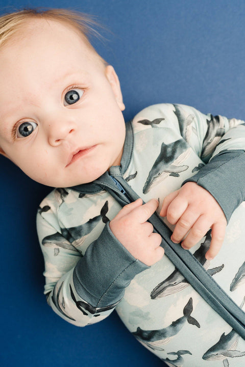 Whale Watch Bamboo Sleeper