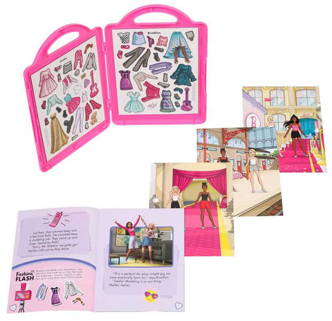 Barbie Book & Magnetic Playset