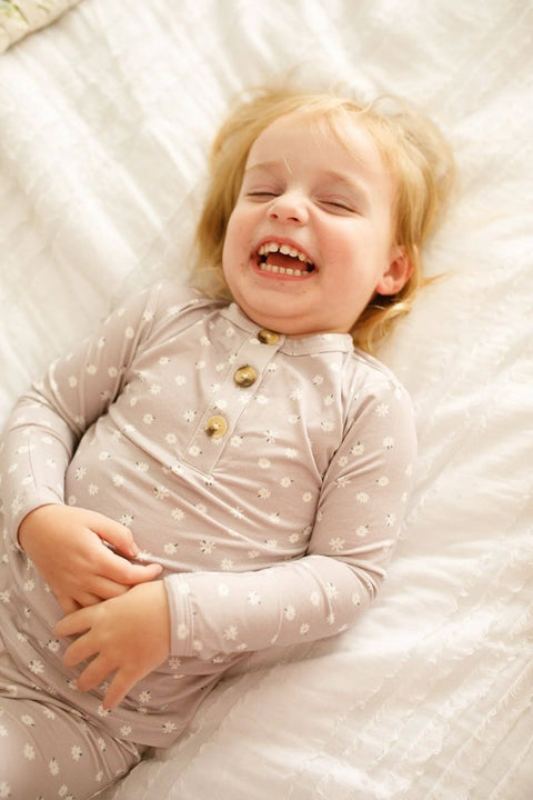 Oopsie Daisy Bamboo Henley PJ Set