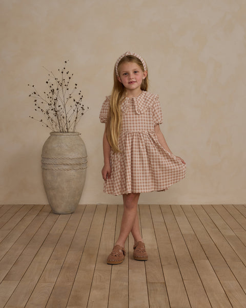 Camille Dress | Pink Gingham - Rylee + Cru