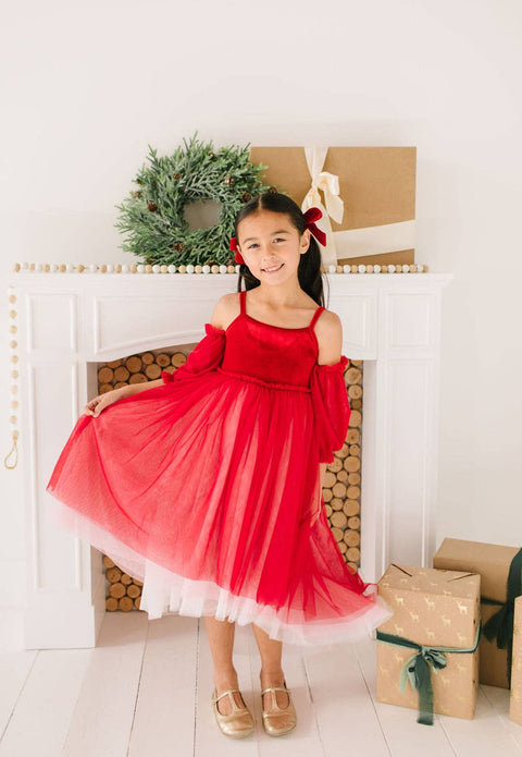 Candy Cane Everly Dress - Ollie Jay