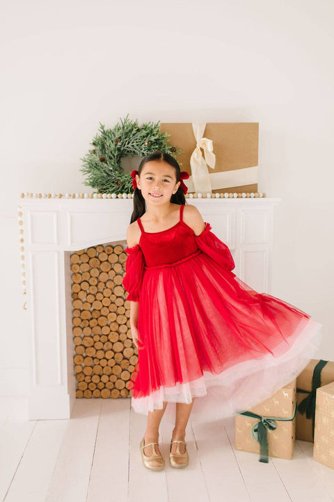 Candy Cane Everly Dress - Ollie Jay