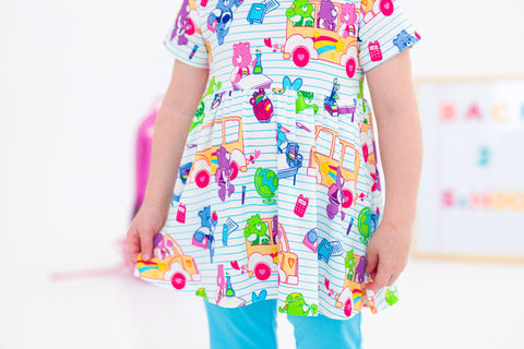 Care Bears Back to School Peplum Set - Birdie Bean