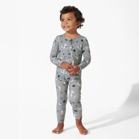 Casper Halloween Bamboo Convertible Footie - Bellabu Bear