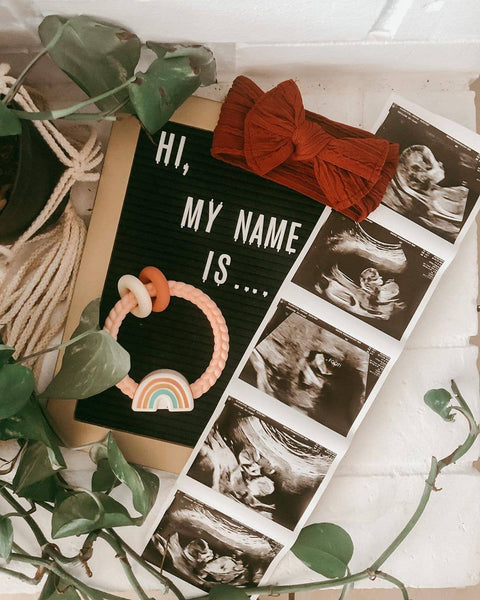 Ritzy Rattle™ & Silicone Teether - Highland Cow