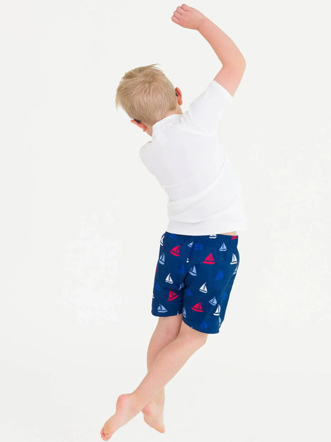 Short Sleeve Rash Guard - White