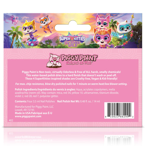 Non-toxic Nail Polish Gift Set for Kids - SuperKitties