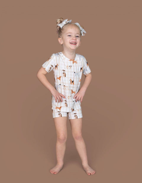 Kids Bamboo Short Set - Pawfect Pals