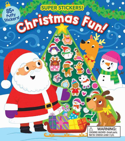 Christmas Super Puffy Stickers! Christmas Fun! Sticker Book