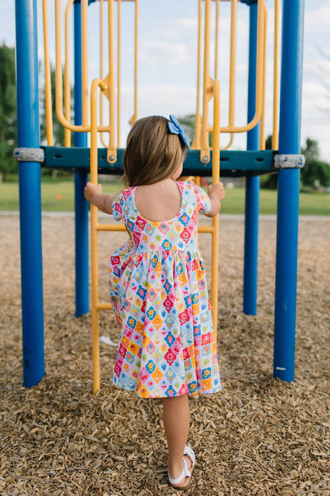 Classic Twirl Dress - Sunshine Tile