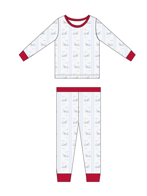 Love Is In The Air Bamboo Pajama Set