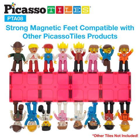 Character Figure Set (16 Pieces) - Picasso Tiles