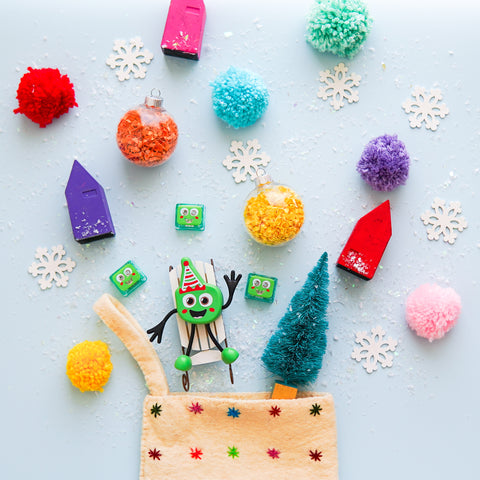 Christmas Character & Light-Up Cubes - Glo Pals