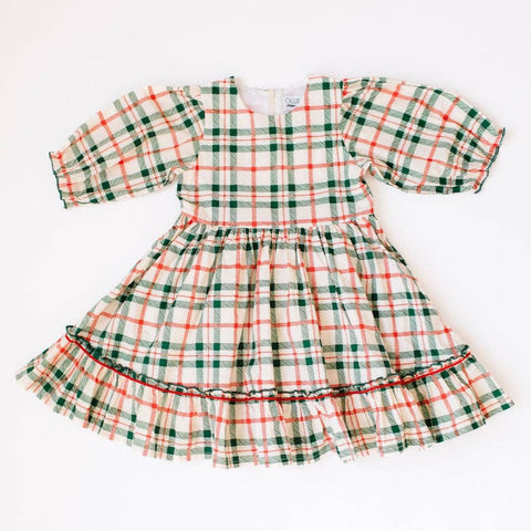 Christmas Plaid Kiki Dress - Ollie Jay