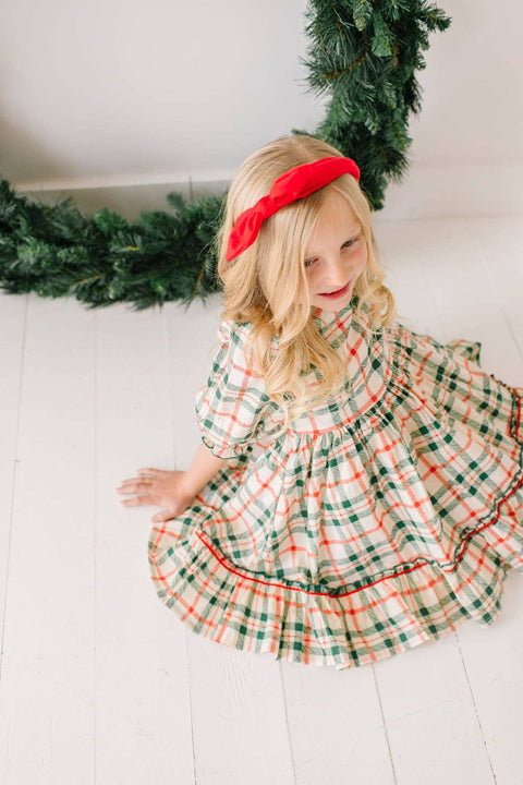 Christmas Plaid Kiki Dress - Ollie Jay