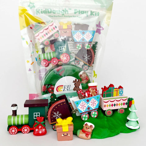 Christmas Train Play Dough Kit - Earth Grown KidDoughs