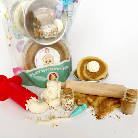 Cinnamon Roll Play Dough Kit - Earth Grown KidDoughs