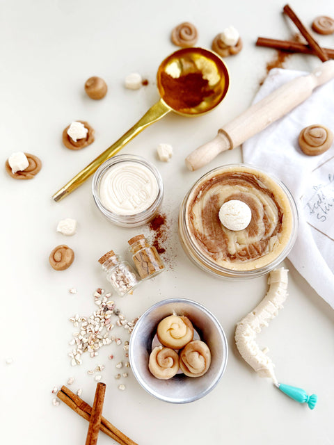 Cinnamon Roll Play Dough Kit - Earth Grown KidDoughs