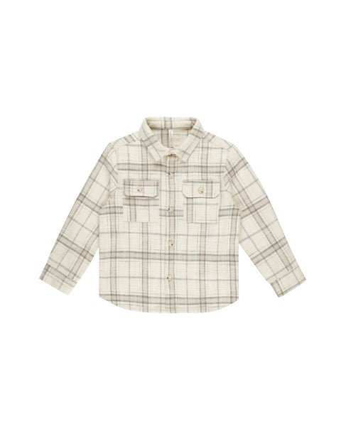 Collared Long Sleeve Shirt | Rustic Plaid - Rylee + Cru