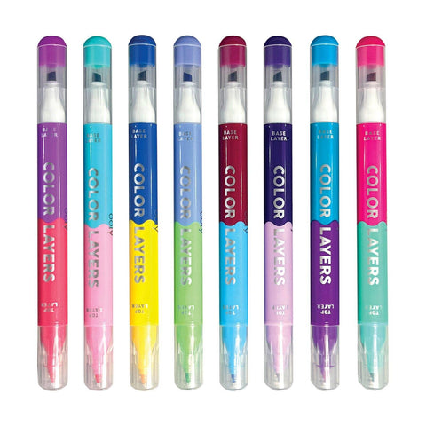 Color Layers Double-Ended Layering Markers - OOLY