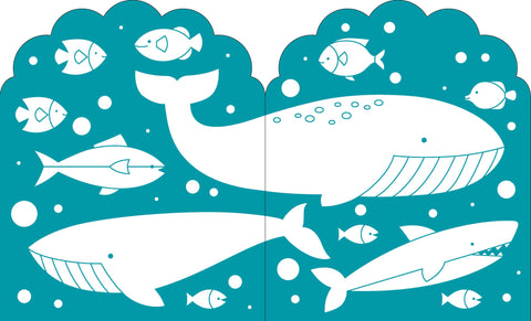 Coloring Book With Stickers: Mermaids - Petit Collage