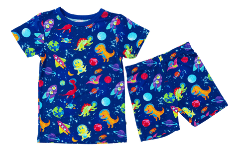 Comet 2 Piece Bamboo Pajamas with Shorts - Birdie Bean