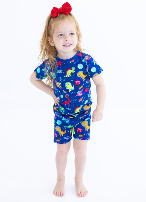 Comet 2 Piece Bamboo Pajamas with Shorts - Birdie Bean