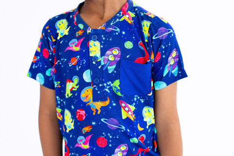 Comet Henley T-Shirt Set - Birdie Bean