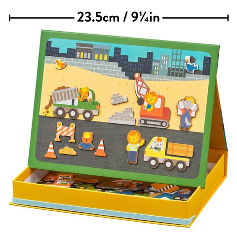 Construction Site Magnetic Play Scene - Petit Collage