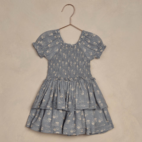 Cosette Dress | Blue Ditsy - Noralee