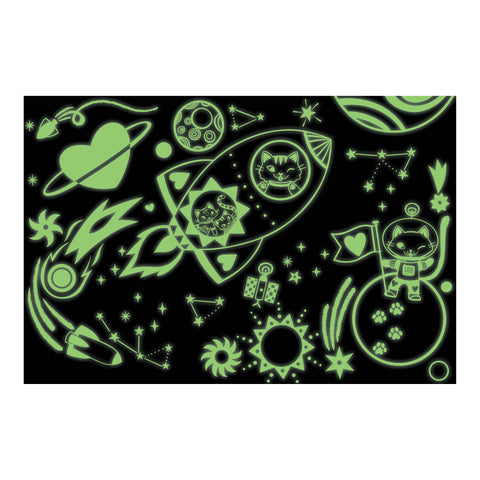 Cosmic Dreams 100 Piece Glow in the Dark Puzzle` - Mudpuppy