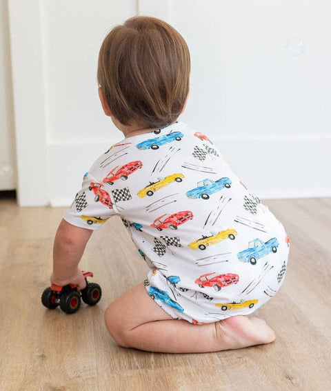 Cruisin Cars Bubble Romper - Sweet Bay Clothing