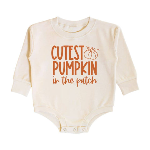 Cutest Pumpkin in the Patch Baby Romper - Sweet Wink