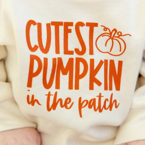 Cutest Pumpkin in the Patch Baby Romper - Sweet Wink