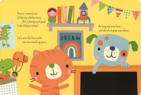 Little Helpers: Laundry Day Sort & Play! Activity Book