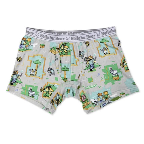 Boys' Bamboo Boxer Briefs 3-Pack - Minecraft