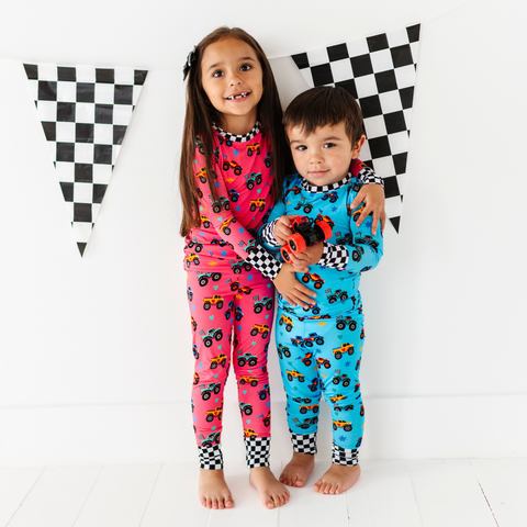 Monster Trucks Kids Pajama