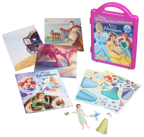 Disney Princess Book & Magnetic Playset