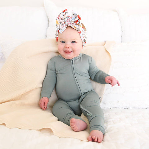 Eucalyptus Zip Bamboo Pajamas