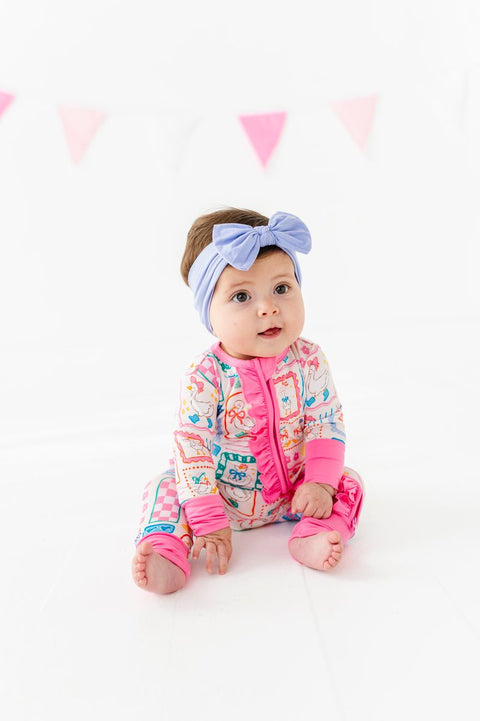 Gilly Goose Ruffle Convertible Romper