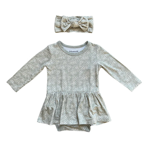 Daisies Ruffle Bodysuit Dress Set - Babysprouts