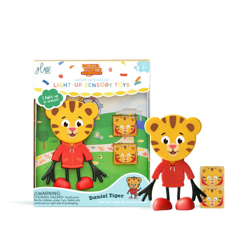 Daniel Tiger Character & Light-Up Cubes - Glo Pals