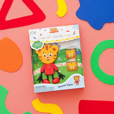 Daniel Tiger Character & Light-Up Cubes - Glo Pals