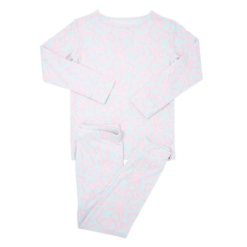 Darling Bows Kids Bamboo Pajama Set - Butterbugboutique