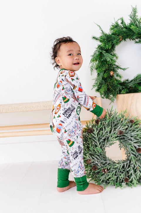 Christmas Classics Bamboo Convertible Footie for Babies