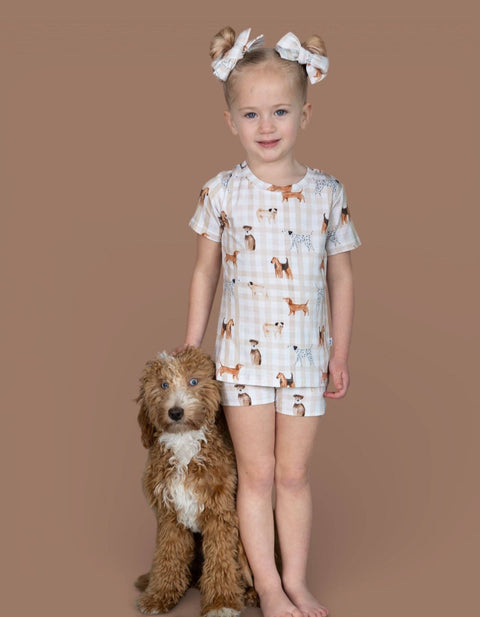 Kids Bamboo Short Set - Pawfect Pals