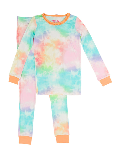 Rainbow Tie Dye Bamboo Pajama Set